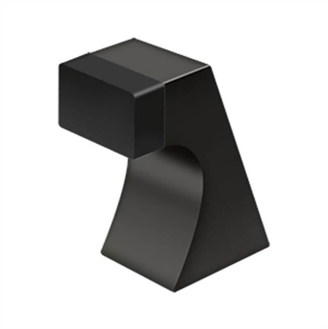 Deltana - Floor Door Bumper 2-1/2'', Contemporary, Solid Brass - Oil-rubbed Bronze