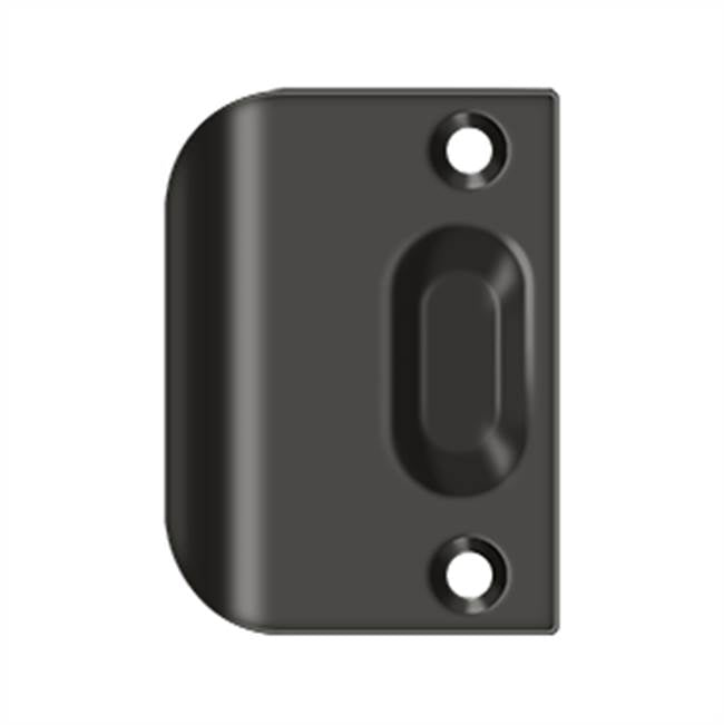 Deltana - Full Lip Strike Plate For Ball Catch and Roller Catch - Oil-rubbed Bronze