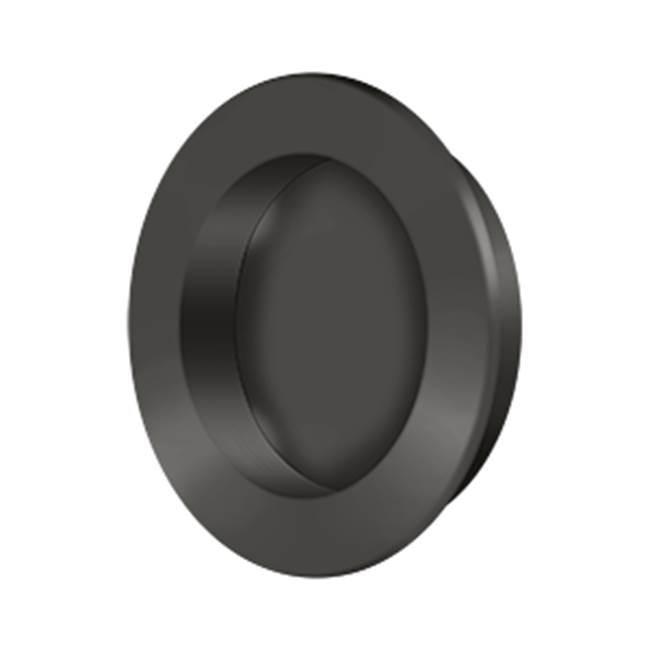 Deltana - Flush Pull , Round, HD, 2-3/8'', Solid Brass - Oil-rubbed Bronze