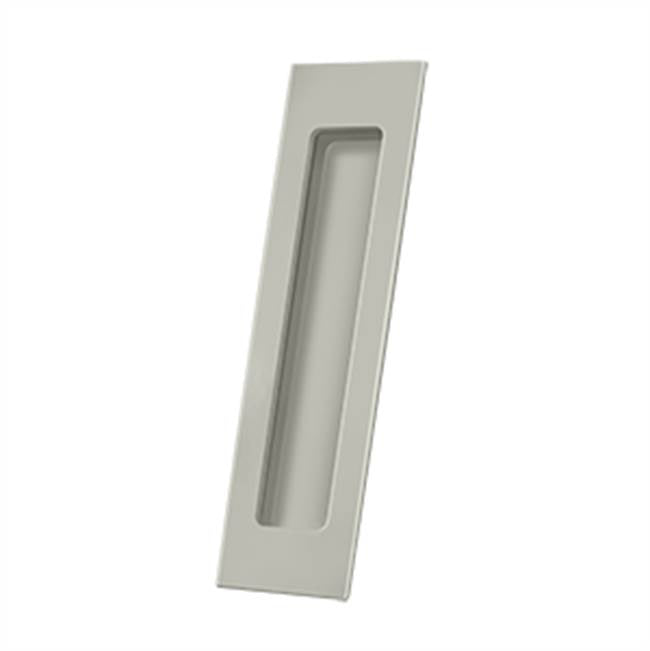 Deltana - Flush Pull, Rectangular, HD, 7'' x 1-7/8'' x 3/8'', Solid Brass - Brushed Nickel