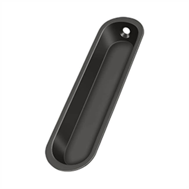 Deltana - Flush Pull, 4'' x 1'' x 1/2'' - Oil-rubbed Bronze