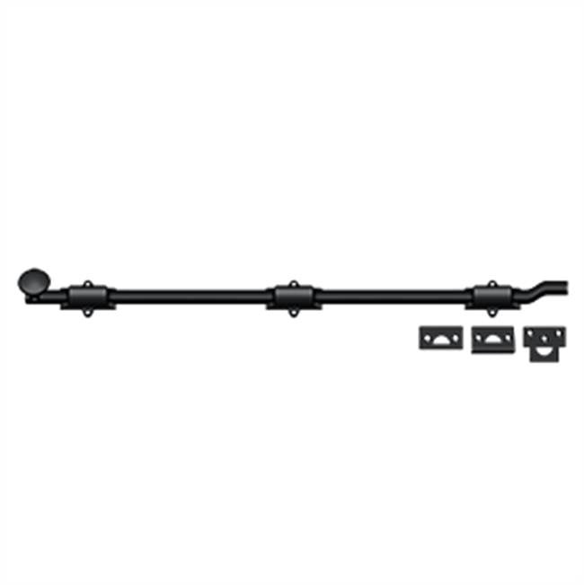 Deltana - 26'' Surface Bolt w/ Off-set, HD - Paint Black