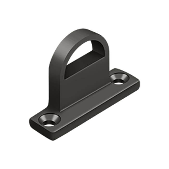 Deltana - Offset Heavy Duty Strike for HD Bolt, Solid Brass - Oil-rubbed Bronze