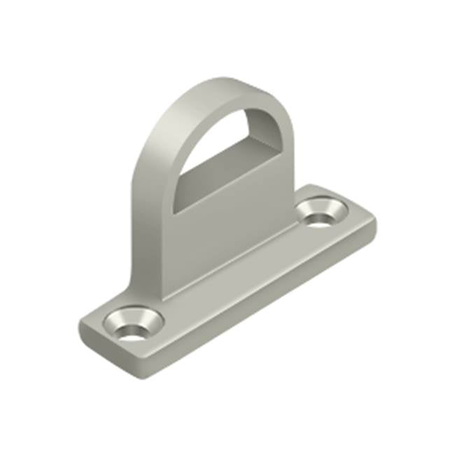 Deltana - Offset Heavy Duty Strike for HD Bolt, Solid Brass - Brushed Nickel