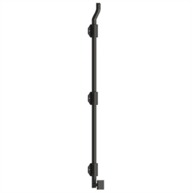 Deltana - 26'' Modern Offset Surface Bolt, HD, Solid Brass - Oil-rubbed Bronze