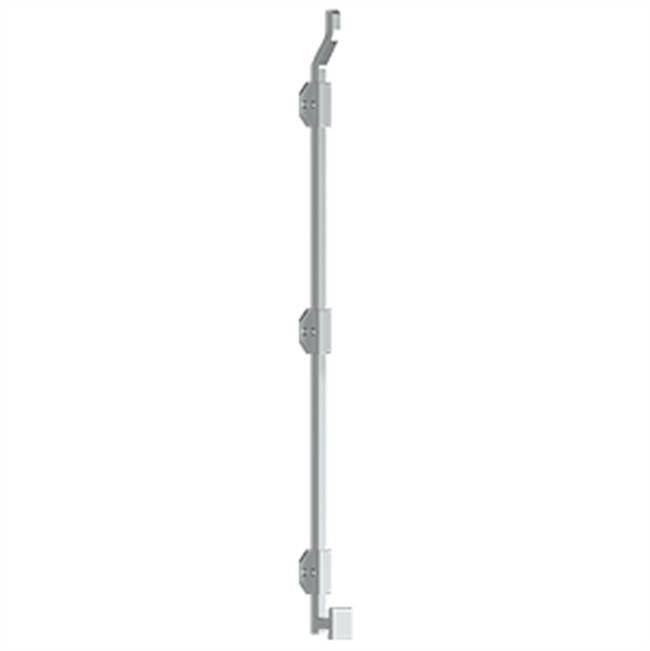 Deltana - 26'' Modern Offset Surface Bolt, HD, Solid Brass - Polished Chrome