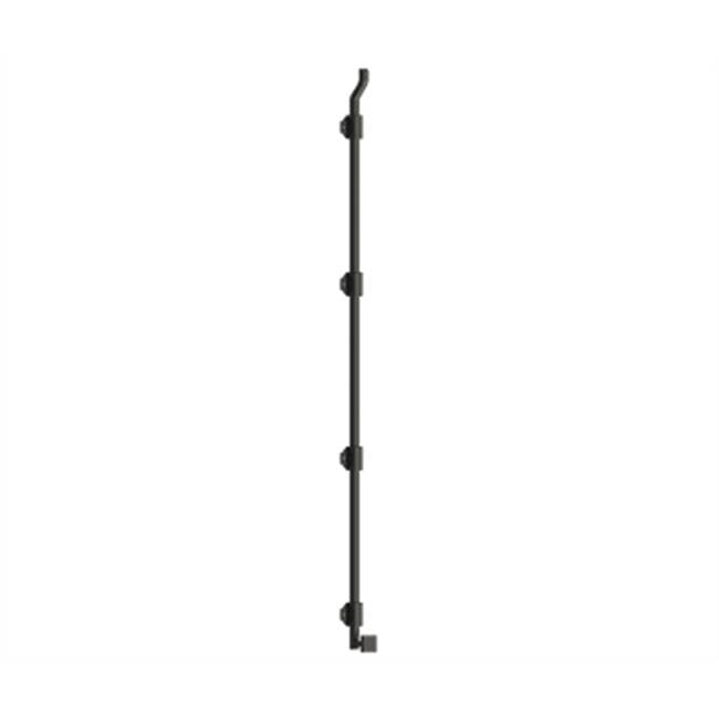 Deltana - 42'' Modern Offset Surface Bolt, HD, Solid Brass - Oil-rubbed Bronze