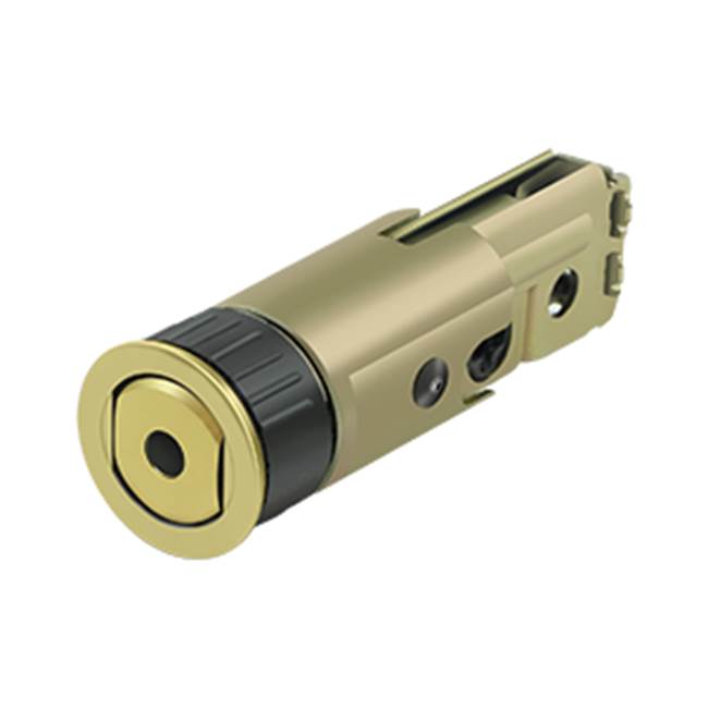 Deltana - GR2 Drive-In-Latch ADJ. D.Bolt 2-3/8 To 2-3/4'' - Polished Brass