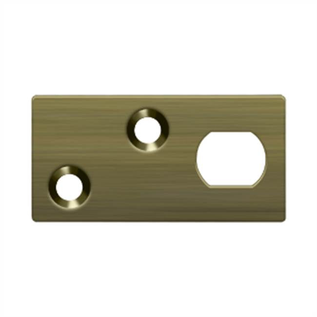 Deltana - Guide Plate for EFB Extension Flush Bolt - Antique Brass
