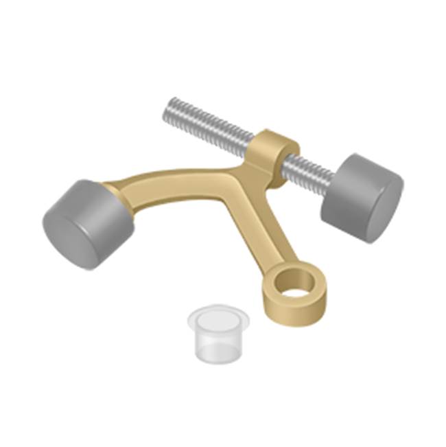 Deltana - Hinge Pin Stop, Hinge Mounted - Brushed Brass