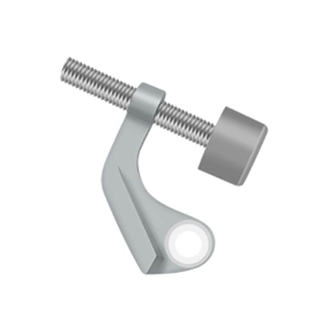 Deltana - Hinge Pin Stop, Hinge Mounted for Steel Hinges - Brushed Chrome