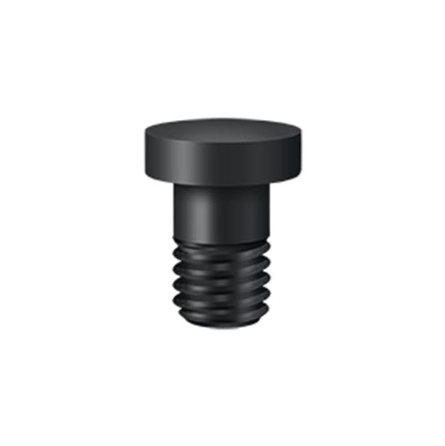 Deltana - Extended Button Tip for Solid Brass Hinges - Paint Black