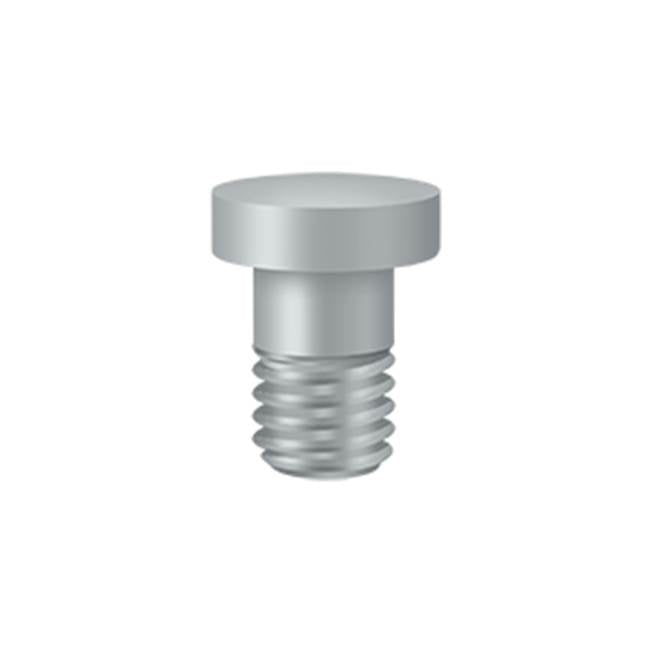 Deltana - Extended Button Tip for Solid Brass Hinges - Brushed Chrome