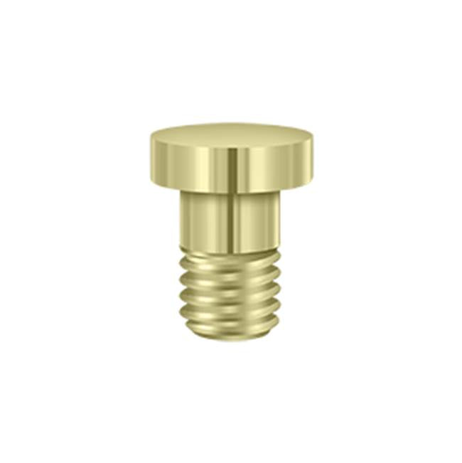 Deltana - Extended Button Tip for Solid Brass Hinges - Unlacquered Brass