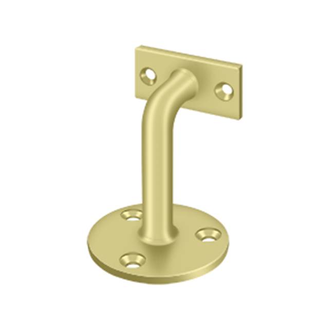 Deltana - Handrail Brackets, 3'' Projection - Polished Brass