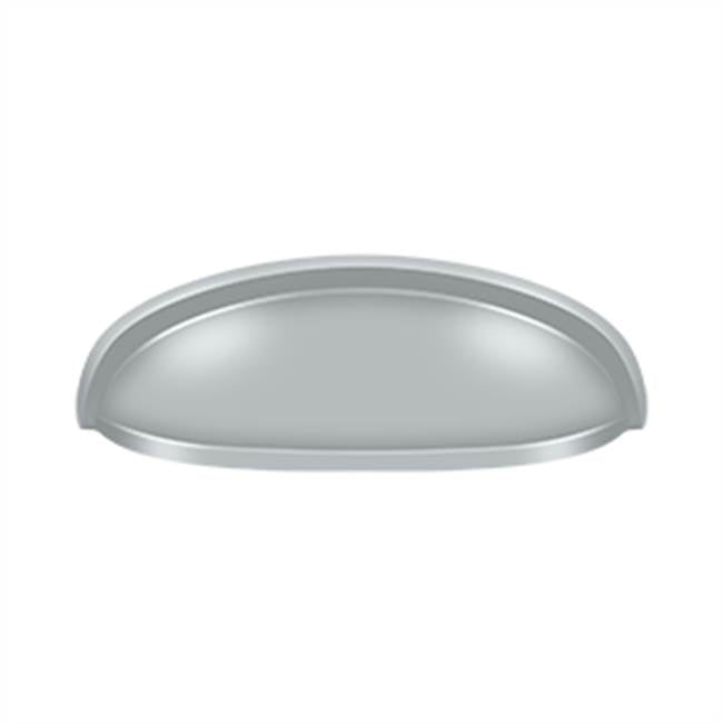 Deltana - Elongated Shell Pull 4-1/2'' - Brushed Chrome