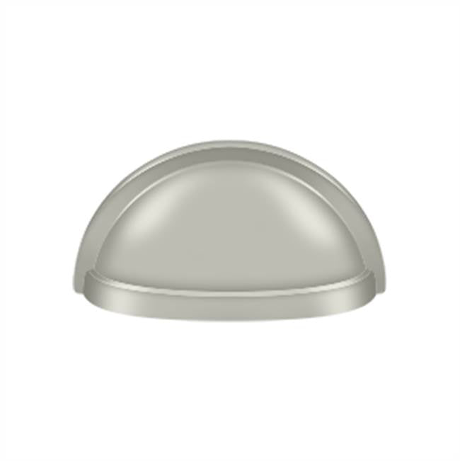 Deltana - Oval Shell Handle Pull 3-1/2'' - Brushed Nickel