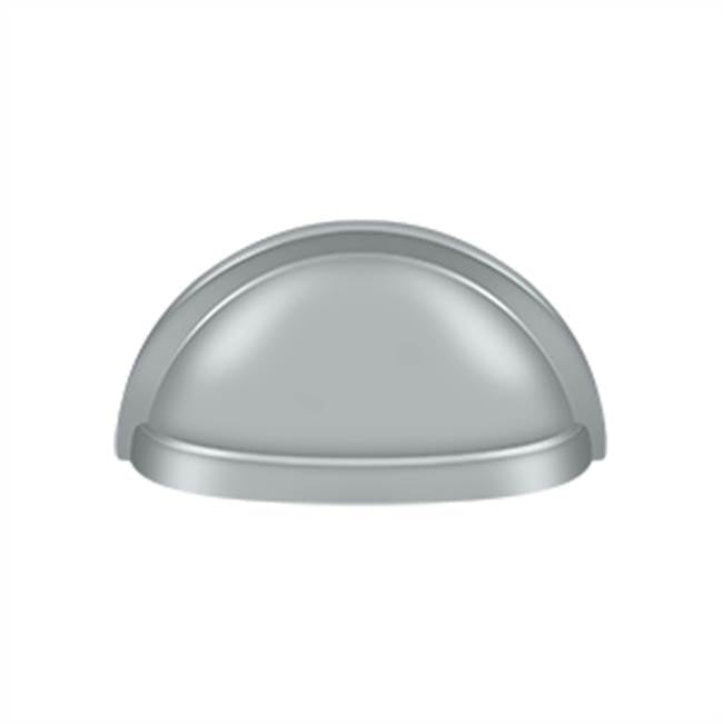 Deltana - Oval Shell Handle Pull 3-1/2'' - Brushed Chrome