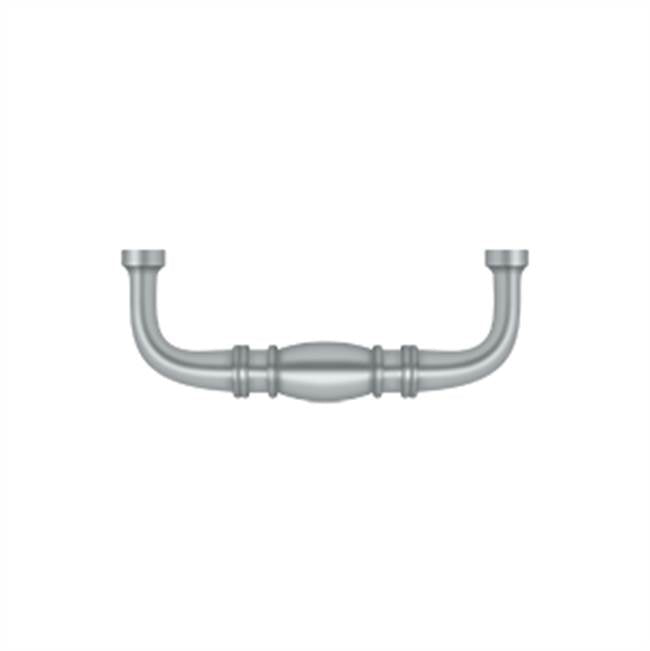 Deltana - Colonial Wire Pull, 3'' - Brushed Chrome