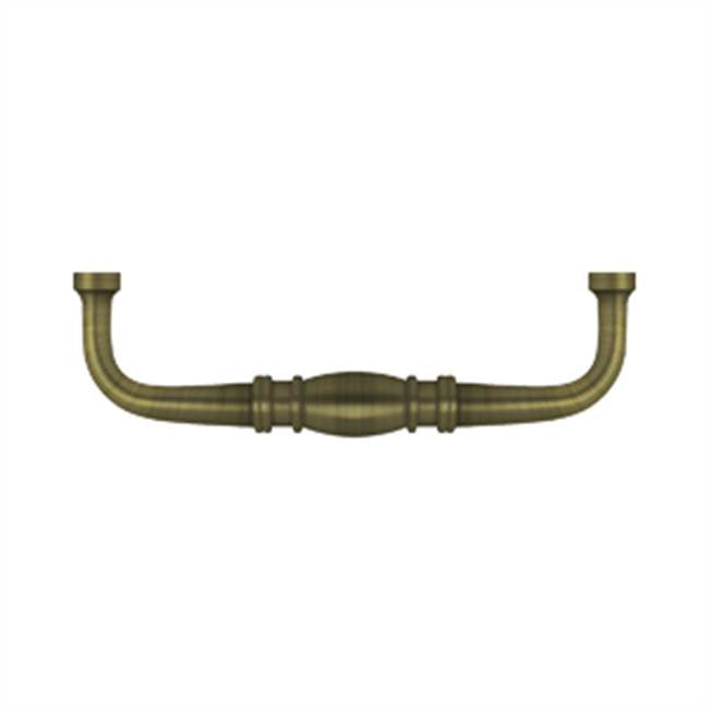 Deltana - Colonial Wire Pull, 4'' - Antique Brass