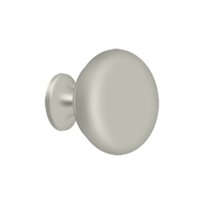 Deltana - Knob Round Solid - Brushed Nickel