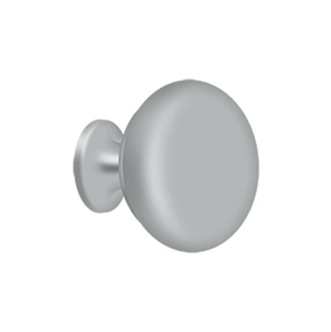 Deltana - Knob Round Solid - Brushed Chrome