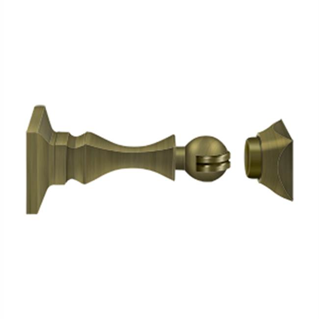 Deltana - Magnetic Door Holder 3-1/2'' - Antique Brass