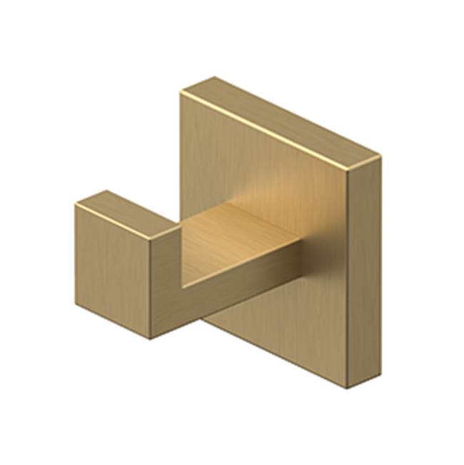 Deltana - SINGLE ROBE HOOK, MM SERIES - Brushed Brass