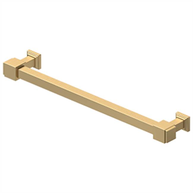 Deltana - Decorative Cabinet Pull 7'', Manhattan, Solid Brass - Brushed Brass