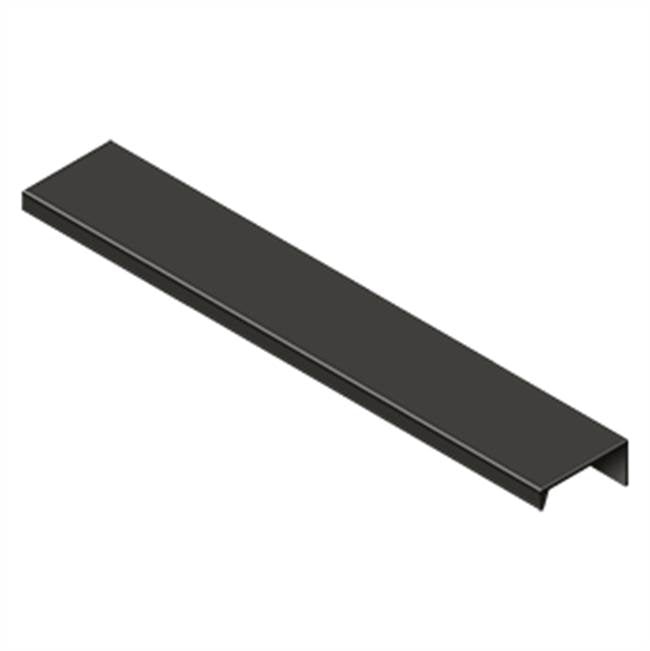 Deltana - Modern Cabinet Angle Pull, 9-1/16'', Aluminum - Oil-rubbed Bronze