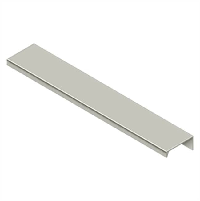 Deltana - Modern Cabinet Angle Pull, 9-1/16'', Aluminum - Brushed Nickel