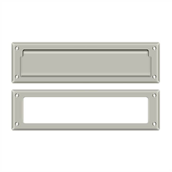 Deltana - Mail Slot 13-1/8'' with Interior Frame - Brushed Nickel