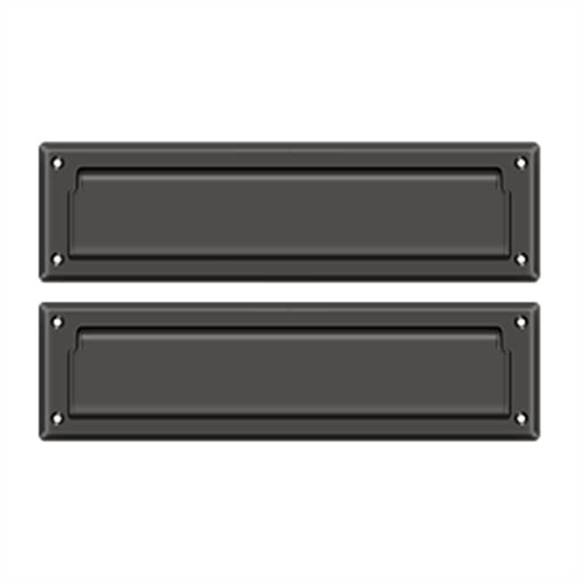 Deltana - Mail Slot 13-1/8'' with Interior Flap - Oil-rubbed Bronze