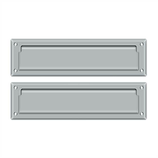 Deltana - Mail Slot 13-1/8'' with Interior Flap - Brushed Chrome