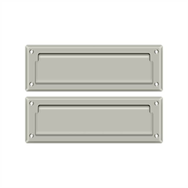 Deltana - Mail Slot 8-7/8'' with Back Plate - Brushed Nickel
