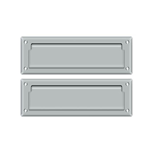 Deltana - Mail Slot 8-7/8'' with Back Plate - Brushed Chrome