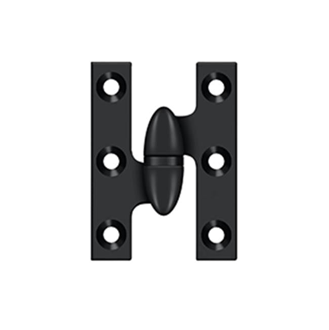 Deltana - 2'' x 1-1/2'' Hinge - Paint Black