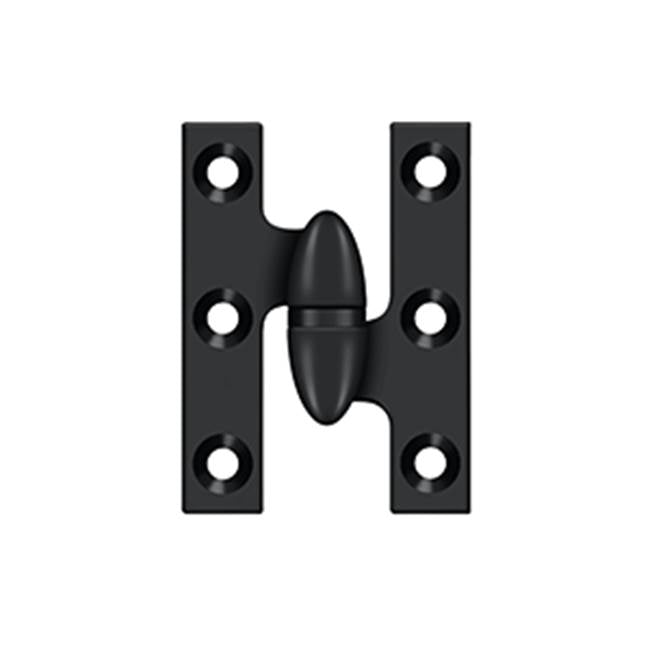 Deltana - 2'' x 1-1/2'' Hinge - Paint Black