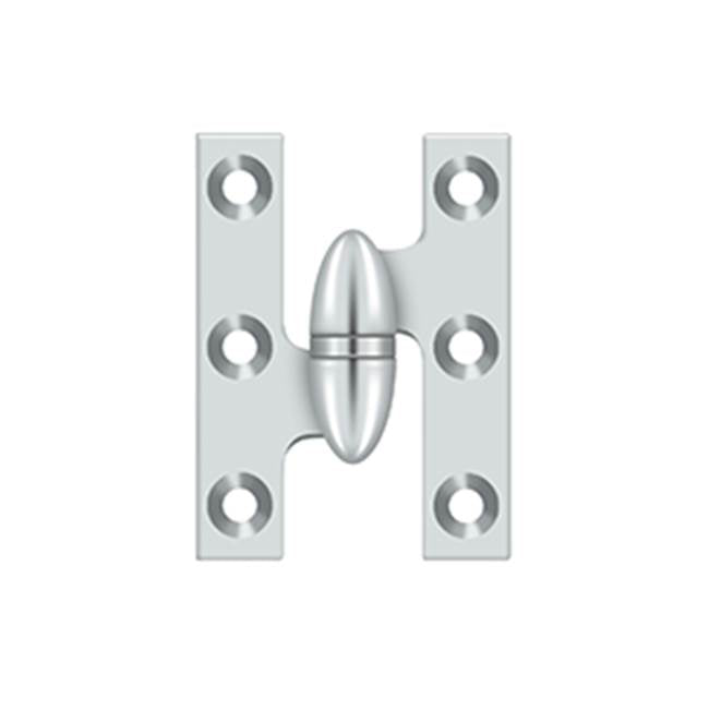 Deltana - 2'' x 1-1/2'' Hinge - Polished Chrome