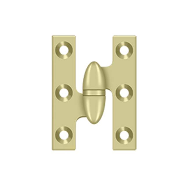 Deltana - 2'' x 1-1/2'' Hinge - Unlacquered Brass