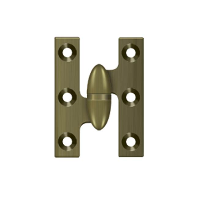 Deltana - 2'' x 1-1/2'' Hinge - Antique Brass