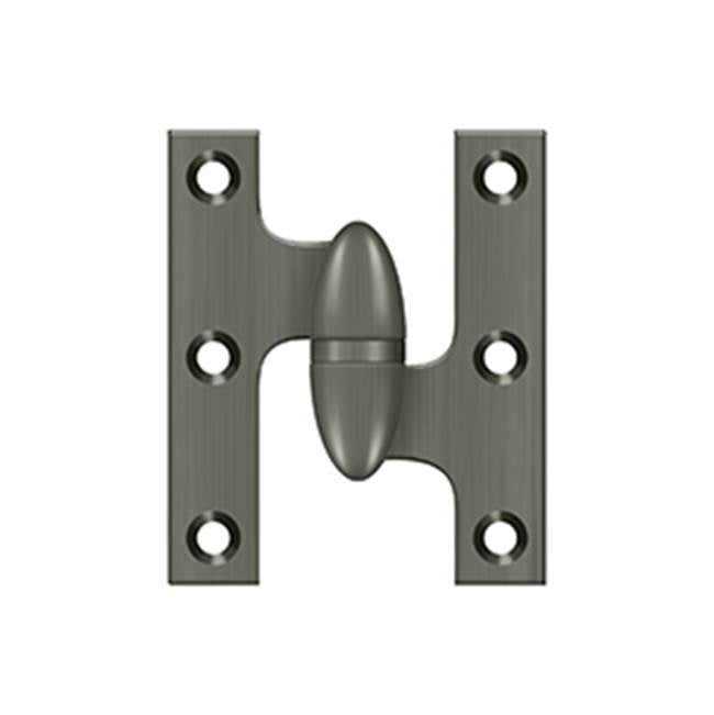 Deltana - 2-1/2'' x 2'' Hinge - Antique Nickel