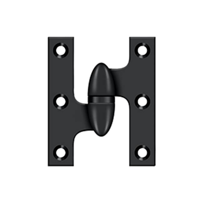 Deltana - 2-1/2'' x 2'' Hinge - Paint Black