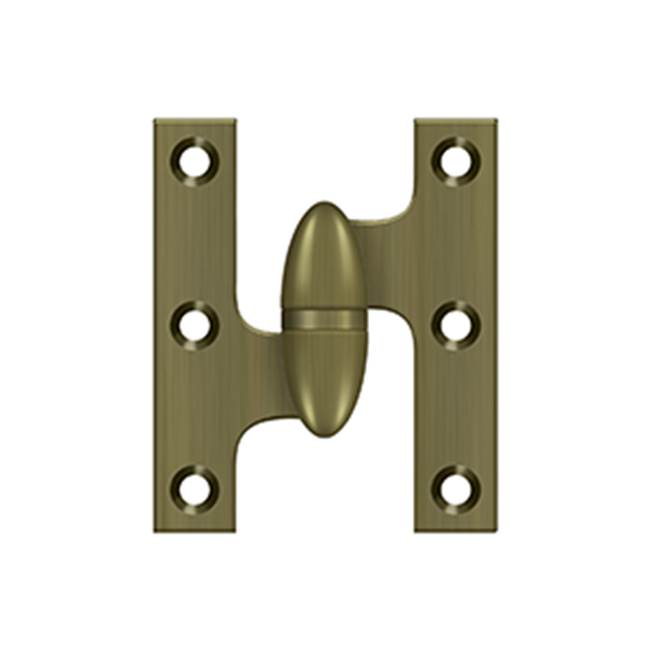 Deltana - 2-1/2'' x 2'' Hinge - Antique Brass