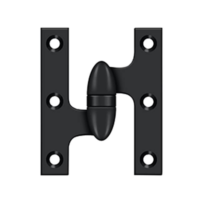 Deltana - 3'' x 2-1/2'' Hinge - Paint Black