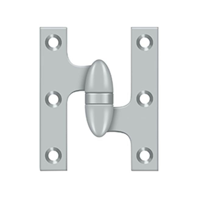 Deltana - 3'' x 2-1/2'' Hinge - Brushed Chrome
