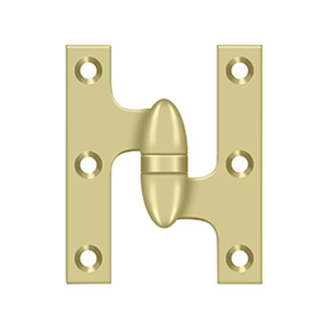 Deltana - 3'' x 2-1/2'' Hinge - Unlacquered Brass