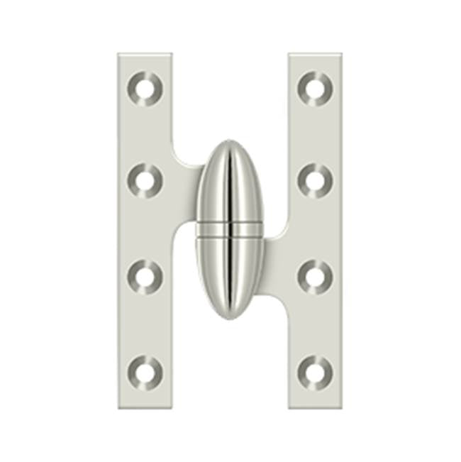 Deltana - 5'' x 3-1/4'' Hinge - Polished Nickel