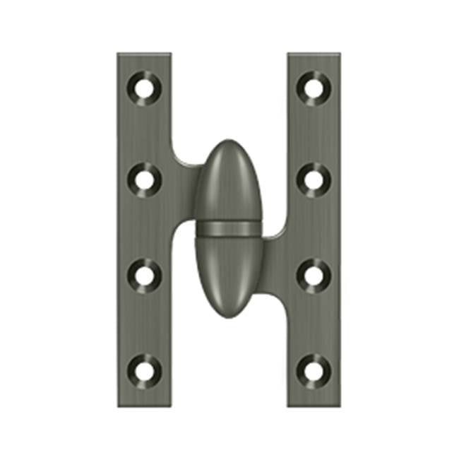Deltana - 5'' x 3-1/4'' Hinge - Antique Nickel