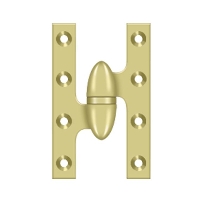 Deltana - 5'' x 3-1/4'' Hinge - Polished Brass